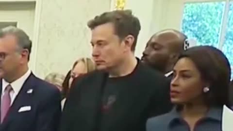 Musk stares down genocidal South African President at the White House