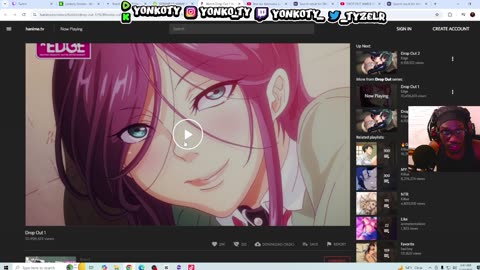 DOWNBAD ANIME TIME!! NERDY BLACK STREAMER REACTING!!!!!!