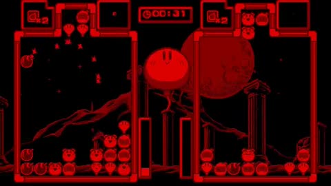 The Virtual Boy is a 32-bit tabletop portable Panic Bomber