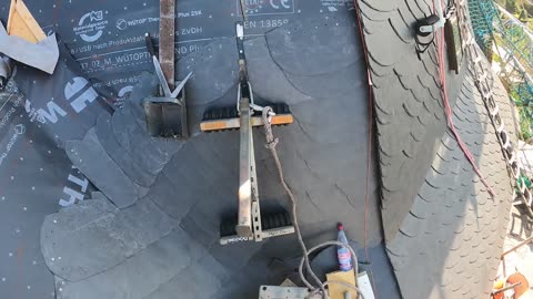 Schieferkehle Schuppendeckung - Teil 11 - 14.07.2025 - Schiefer Schuppendeckung Wasserturm Paunsdorf