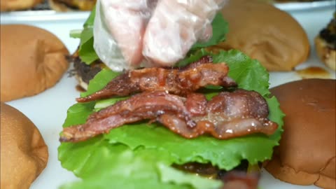 The Final Touch: Watch This Burger Get Ready to Serve! 🍔🔥