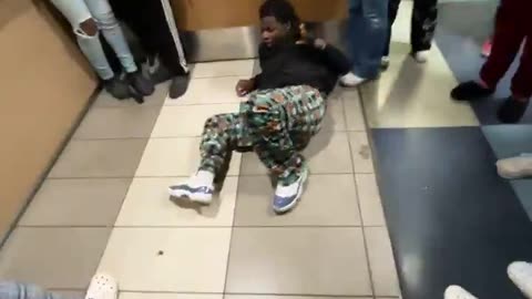 Omg she beat his ass😭