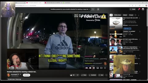I review Asmondgold's Student attacked for wearing a MAGA hat..