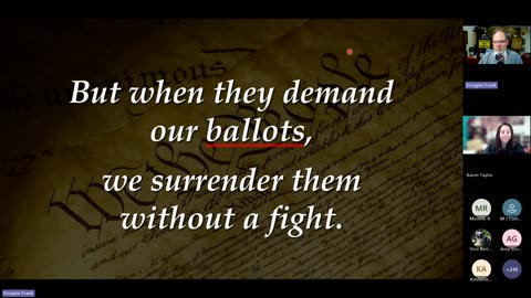 Cause of America presents Dr Douglas Frank; The Evidence Binder Strategy