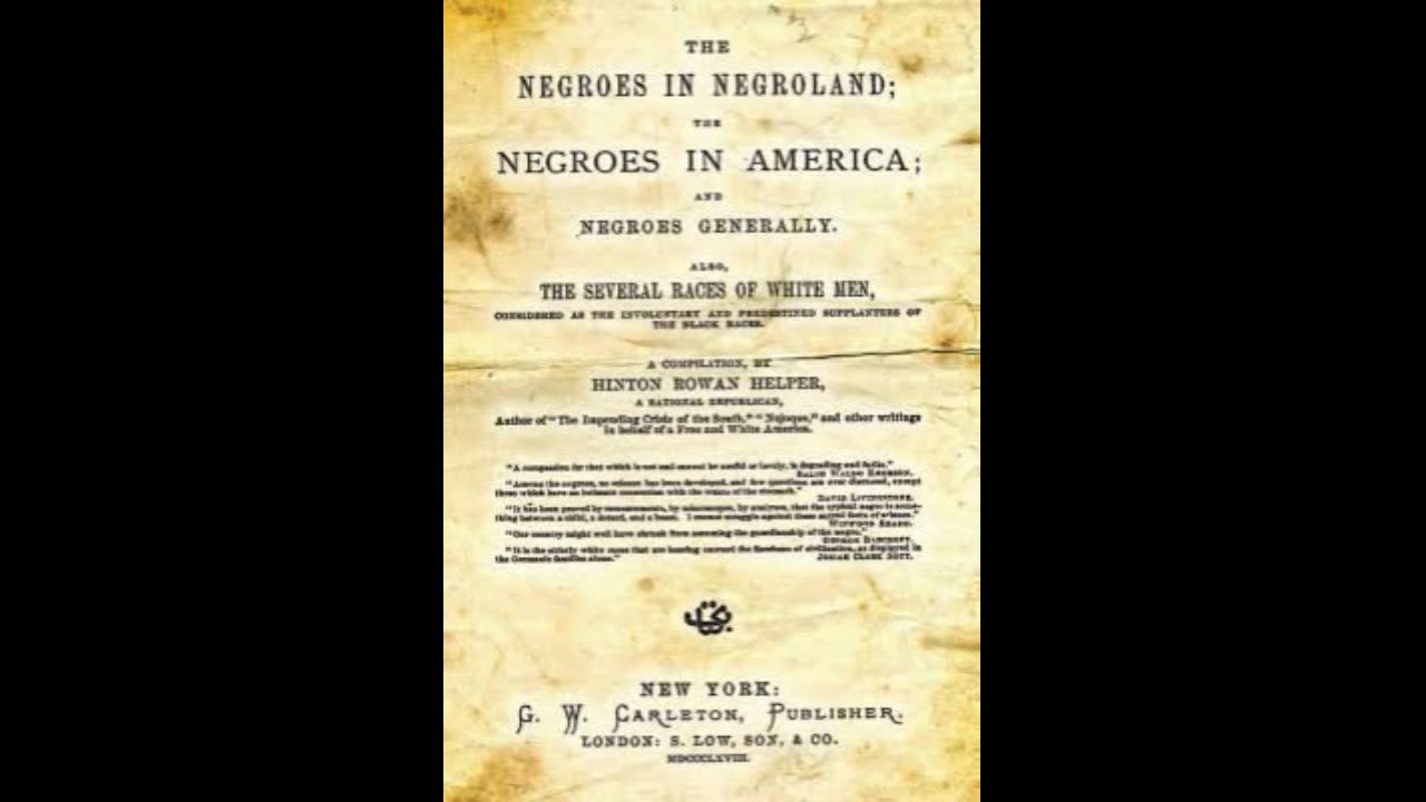 Negroes in Negroland. Chapters 13-14. NEW AUDIO.