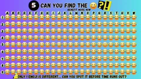 Can you find the different emoji? 😆
