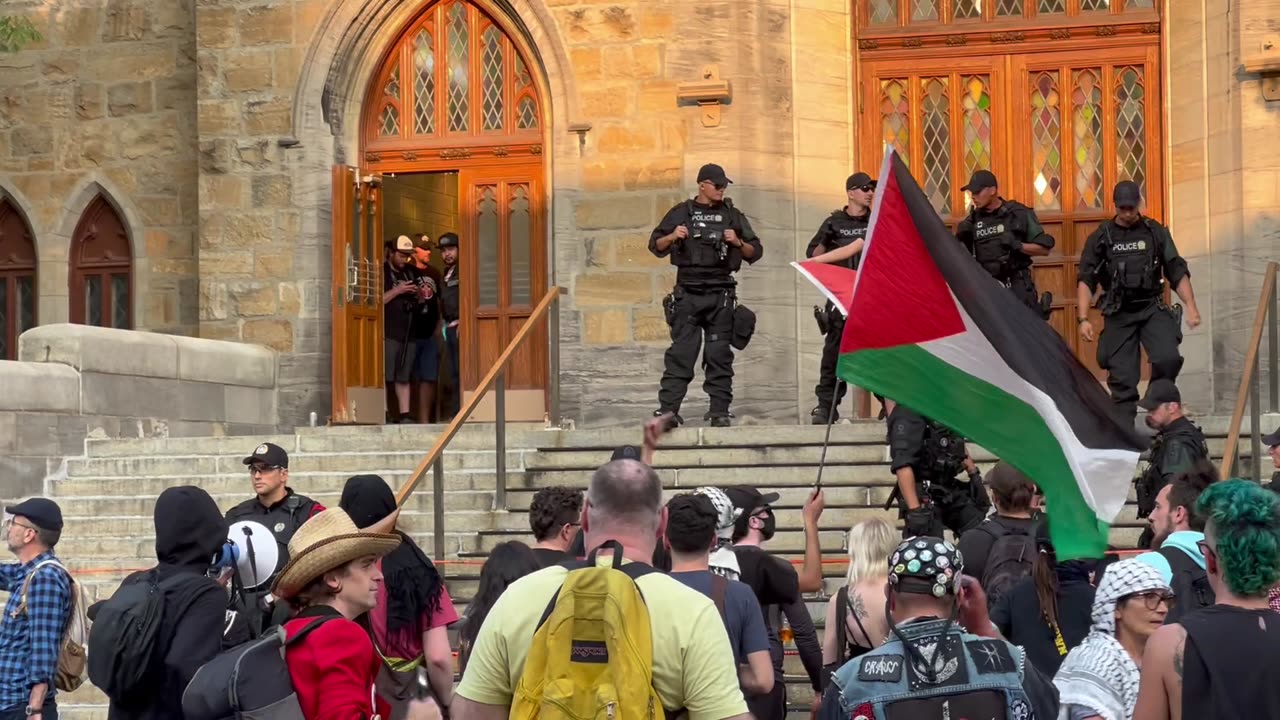 POLICE ARREST ANTIFA PROTESTER