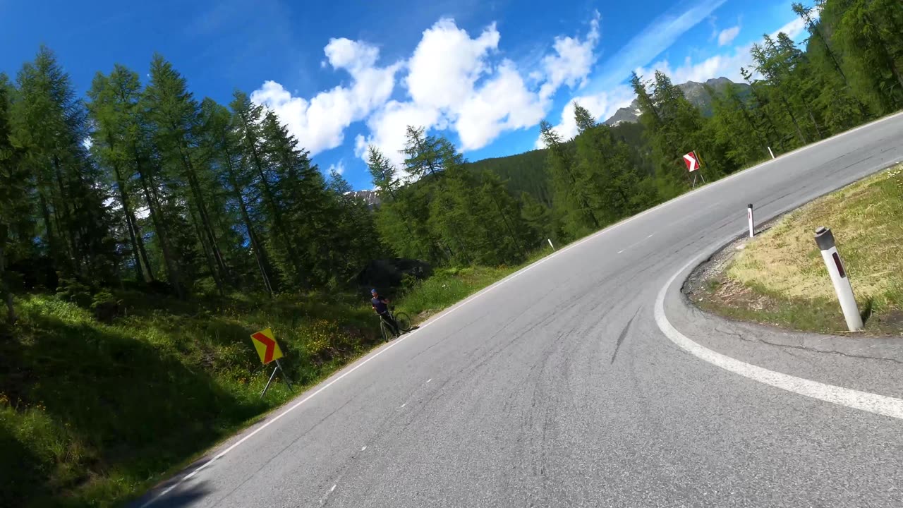Austrian Alps on Yamaha Tenere