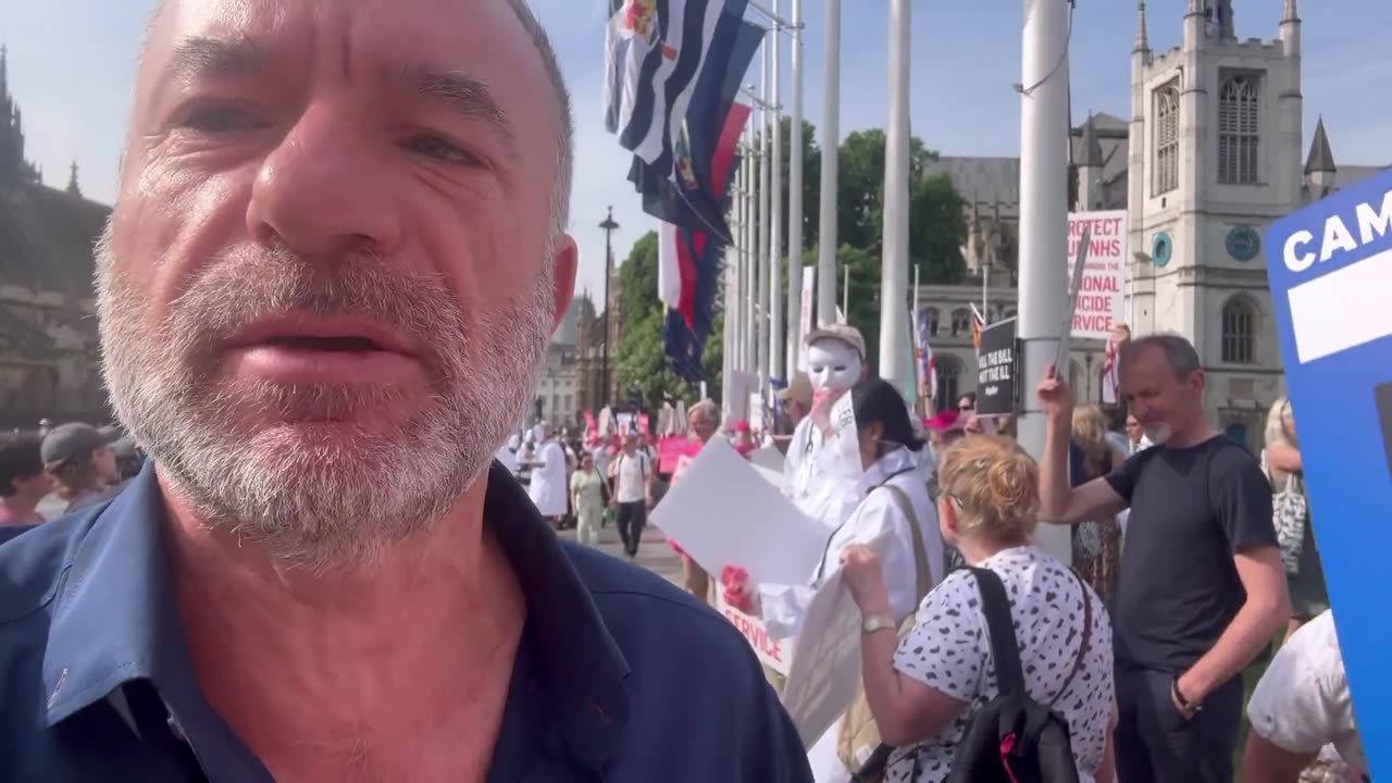 We are outside Parliament now