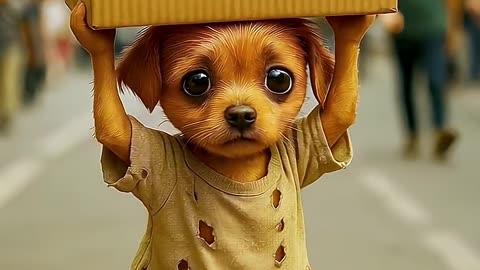 Poor Puppy Has NO Food - Rich Friends Laugh at Him 💔 FOLLOW & LIKE to Help This Sad Little Pup!