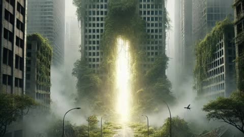 "The Forgotten City Reclaimed by Nature"