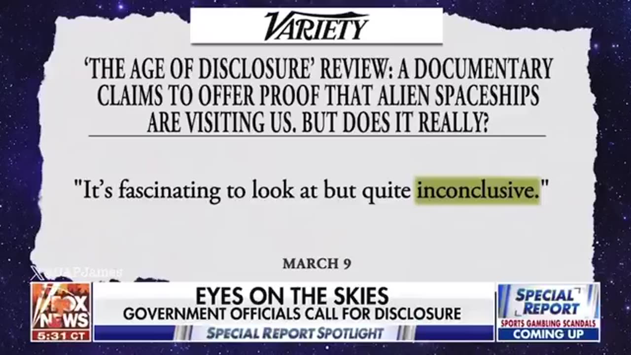 Bret Baier just broke major allegations about a covert U.S. govt UAP program, featuring Karl Nell