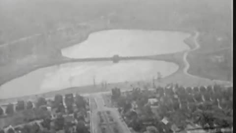 An Aerial Trip Over New York: The City That Never Sleeps (1930s)