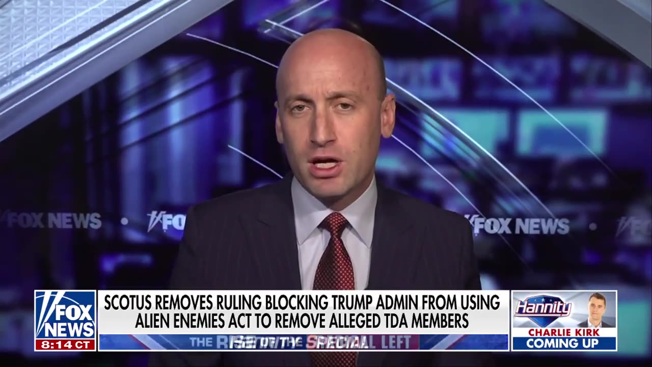 'A COLOSSAL VICTORY': Stephen Miller Stops By Hannity to Talk the SCOTUS Ruling on Deportations