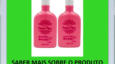 Shampoo e Condicionador Hidratante Modo Zzz Divina Flora Cosméticos 250ML