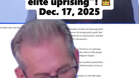 WEF Klaus Schwab worrying about uprising of the people against the Elite?