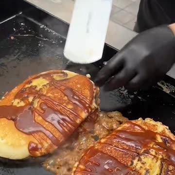 Smashed Banana Pancakes_ Sweet_ smashed_ and stacked high 🍌🥞