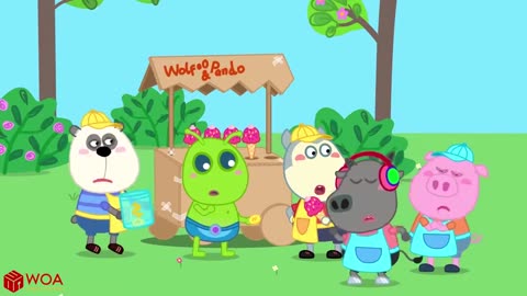 Baby Wolfoo vs Baby Piggy The Olden Days Funny Stories Wolfoo Family Kids🦆