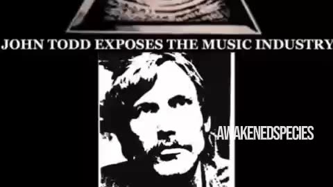 John Todd telling how big record label companies use mainstream music to cast spells on people.