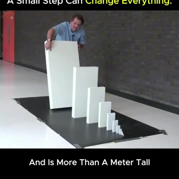 A small step can change everything.