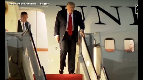TRUMP AIR FORCE ONE TO MARINE ONE
