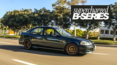 10+ Years with His Supercharged B-Series Honda Civic 🔥 Still a Street Legend!