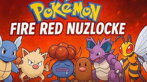 Pokemon Fire Red Nuzlocke Challenge | Night time Nuzzies