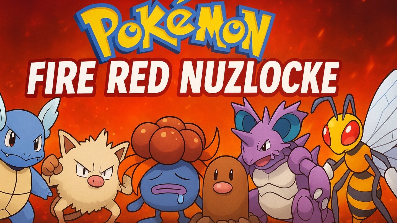 Pokemon Fire Red Nuzlocke Challenge | Night time Nuzzies