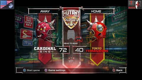 MFL Game Day 2025-2026: [Week #1] (Tokyo Terminators vs. Cardinal Sins)