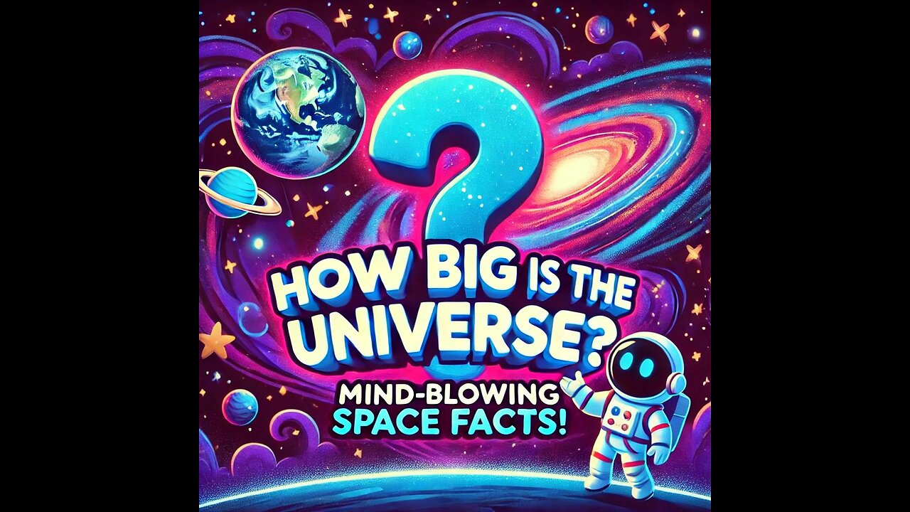 How Big is the Universe? 🌌😲 | Mind-Blowing Space Facts for Kids!