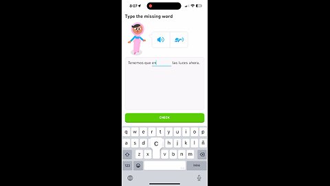 Duolingo Spanish Lesson