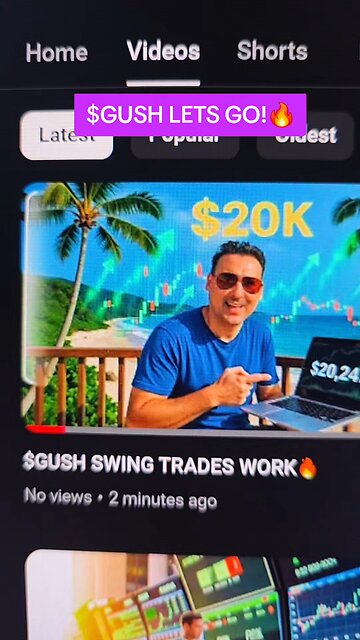 $GUSH on youtube 📢