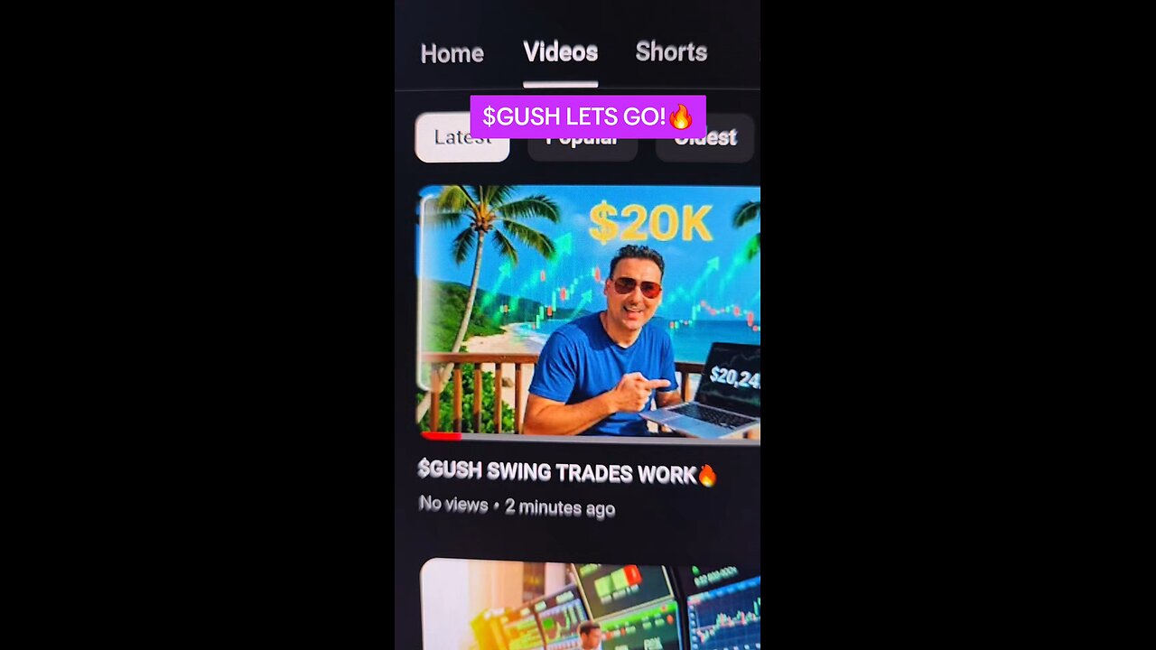 $GUSH on youtube 📢