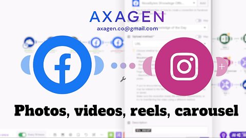 Post Automatically to FB, IG videos, reels, photos with Make.com