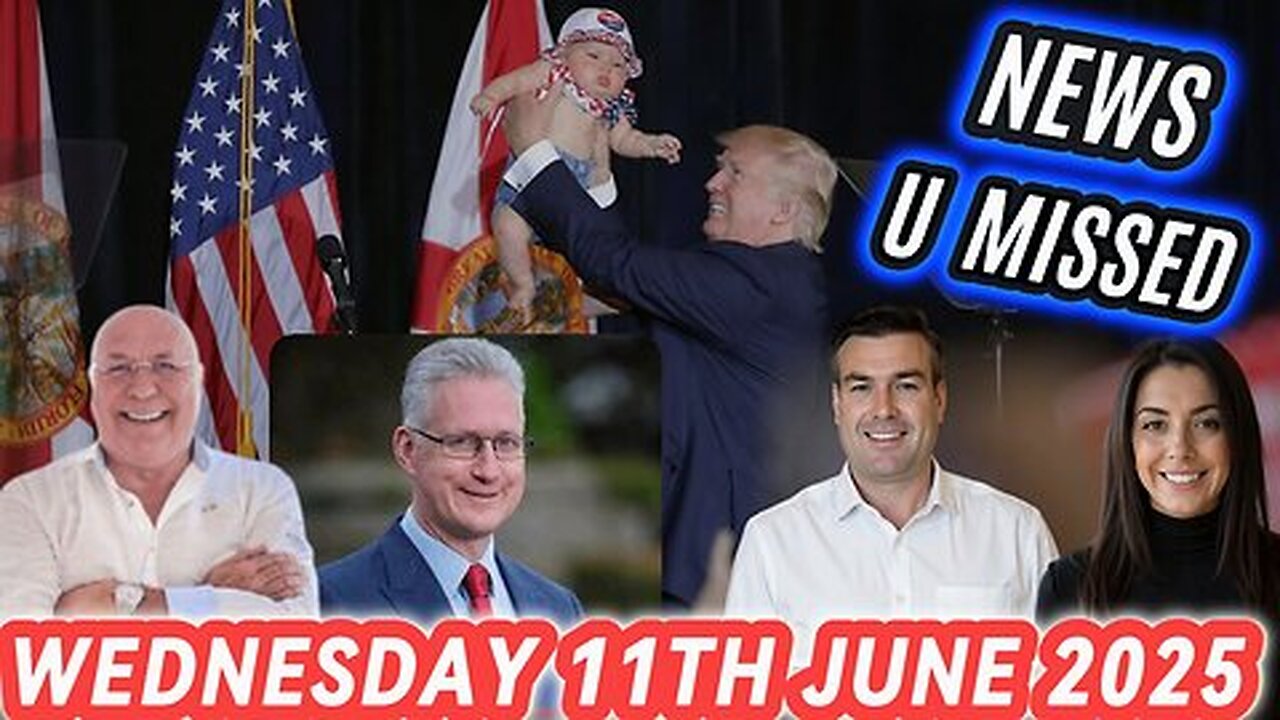 CHARLIE WARD DAILY NEWS WITH CHARLIE WARD, PAUL BROOKER & LEMBIT OPIK WEDNESDAY 11TH JUNE 2025