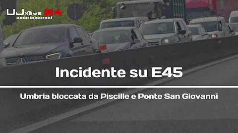 Incidente su E45, Umbria bloccata da Piscille e Ponte San Giovanni