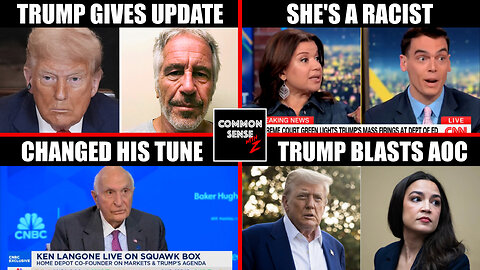 Trump On Epstein | Ana Navarro Is Racist | Home Depot Co-founder Changes Tune | Trump Calls Out AOC