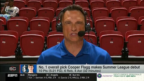 Tim Legler Reacts to Cooper Flagg Outplaying Bronny James in Summer League Debut