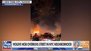 Violent Mob Attacks Couple, Burns Car in NYC Street Takeover Sunday - MAMDANI WOULD SEND COUNSELORS?