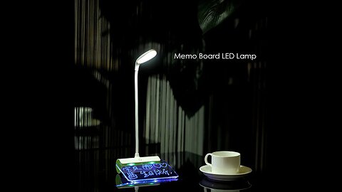 Light up Your Space & Brain with Fun & Functional Memo Board Lamp