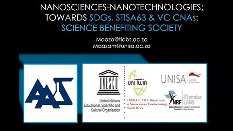 Nanosciences & Nanotechnologies Towards Science with Social Impact | AAS Presidential Lecture
