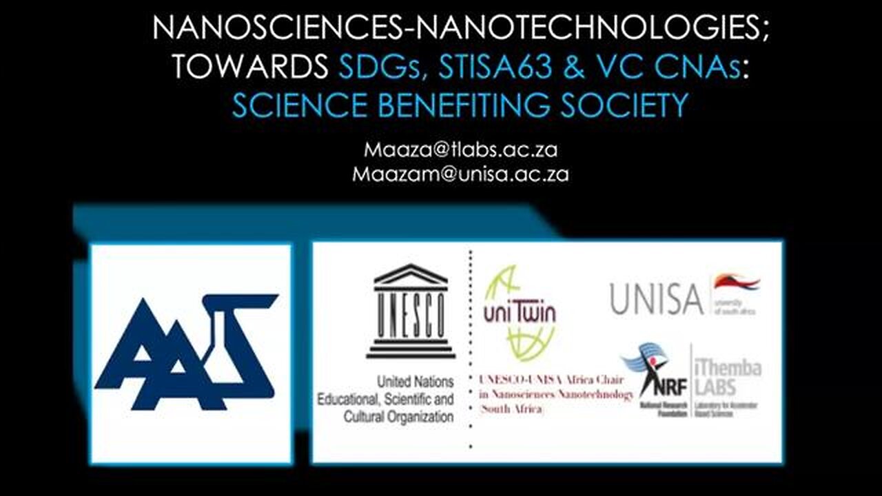 Nanosciences & Nanotechnologies Towards Science with Social Impact | AAS Presidential Lecture