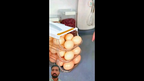Easy to store eggs in fridge😏