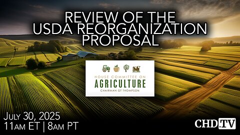 Review of the USDA Reorganization Proposal
