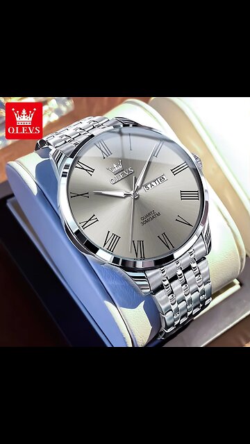 OLEVS Business Minimalist Stainless Steel Watch
