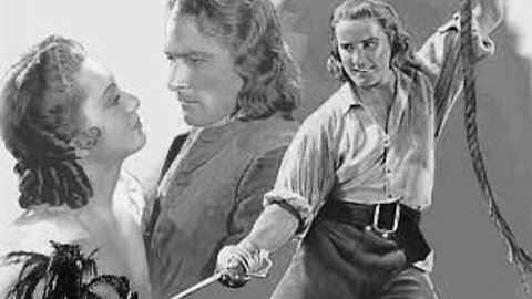 Captain Blood-Errol Flynn, Olivia de Havilland, Lionel Atwill, Basil Rathbone-1935 IMDb 7.7/10