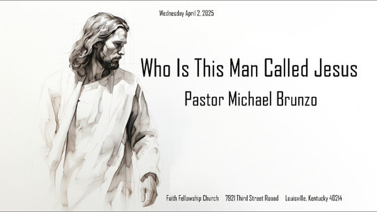 Who Is This Man Called Jesus