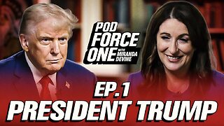 POD FORCE ONE with Miranda Devine Interview with President Trump