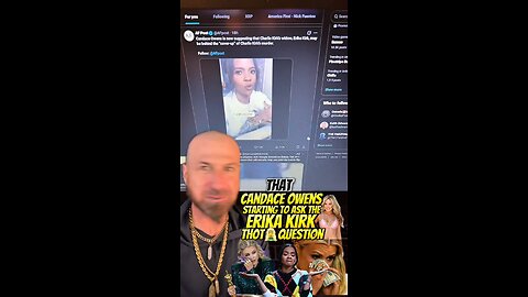 #CandaceOwens is Starting to Ask the #ErikaKirk Question about the #CharlieKirk Investigation