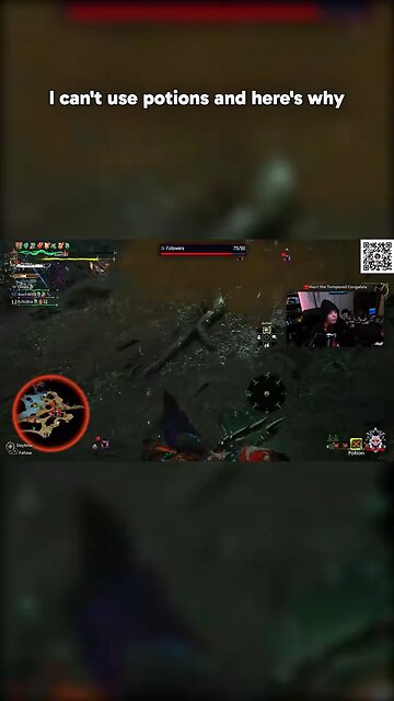 Why can't I use potions?